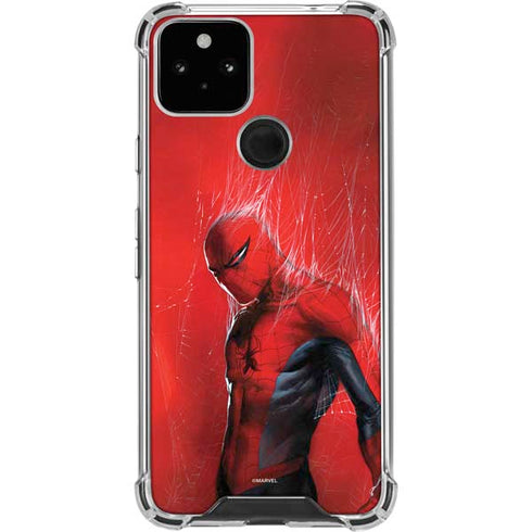 Marvel Spiderman The Amazing Spiderman Google Pixel 5 Clear Case